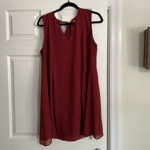BCBG dress. Rust color. Size XL. Worn once